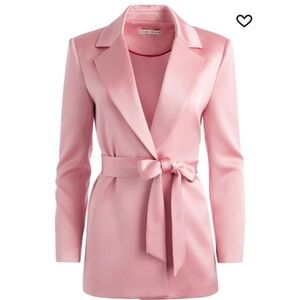 Alice + Olivia Karley tied-waist blazer